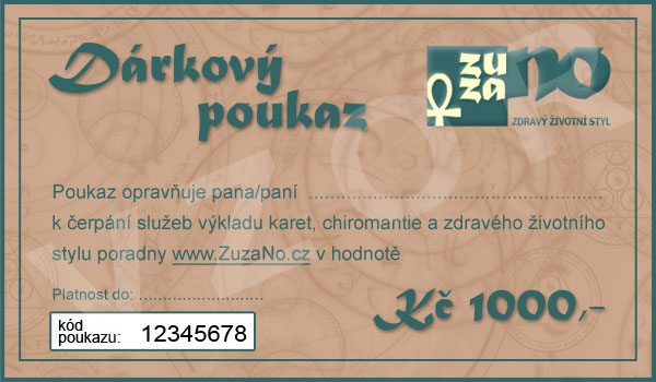 Dárkový poukaz ZuzaNo.cz